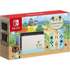 Nintendo Switch – Green/Blue – 2020 – Animal Crossing: New Horizons Edition